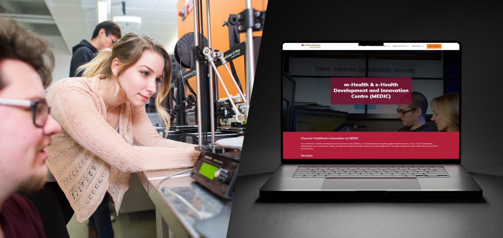 Agenda-Marketing-Mohawk-College-Ideaworks-website-m-Health- e-Health